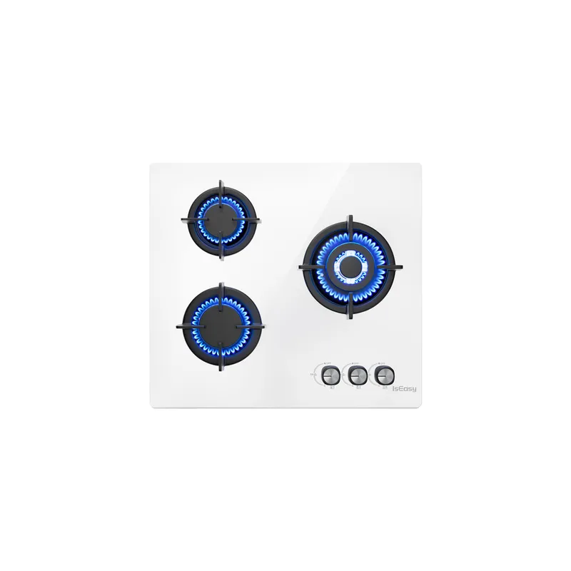 ISEASY MGBG-603 gas hob, 3 burners (white)